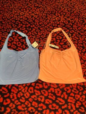 Tilly's Light Blue Halter Tank Top